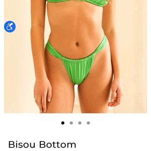 NWT Dippin Daisys Bisou Bottom (Paradise Palms Green)